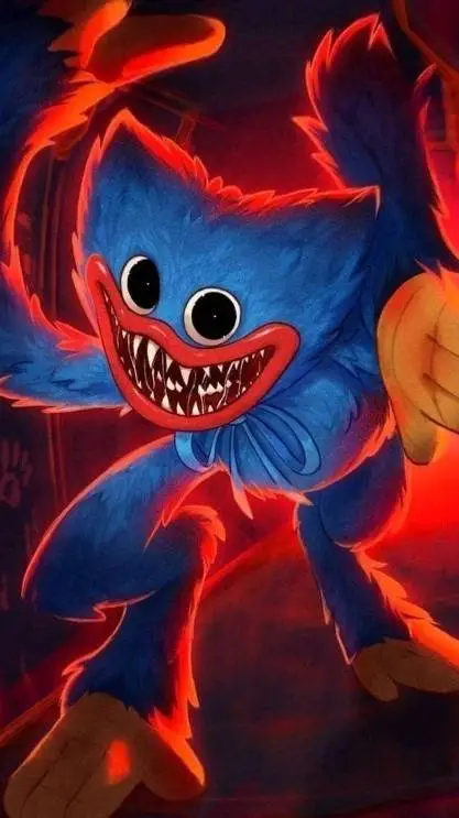 ai character: wuggy huggy  background