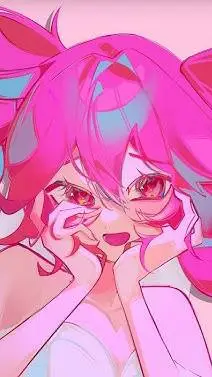 ai character: Kasane Teto <3 background