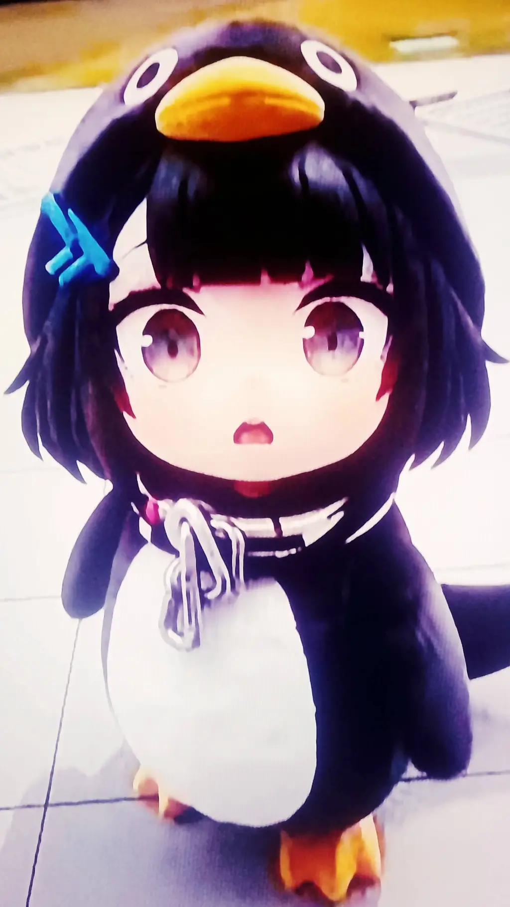 ai character: gugugaga penguin background