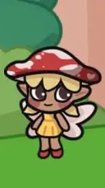 ai character: Fairy mushroom🍄✨ background