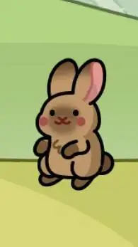 ai character: Kelinci cokelat🐇🟫 background
