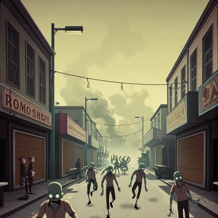 chat with ai character: Zombie apocalypse!