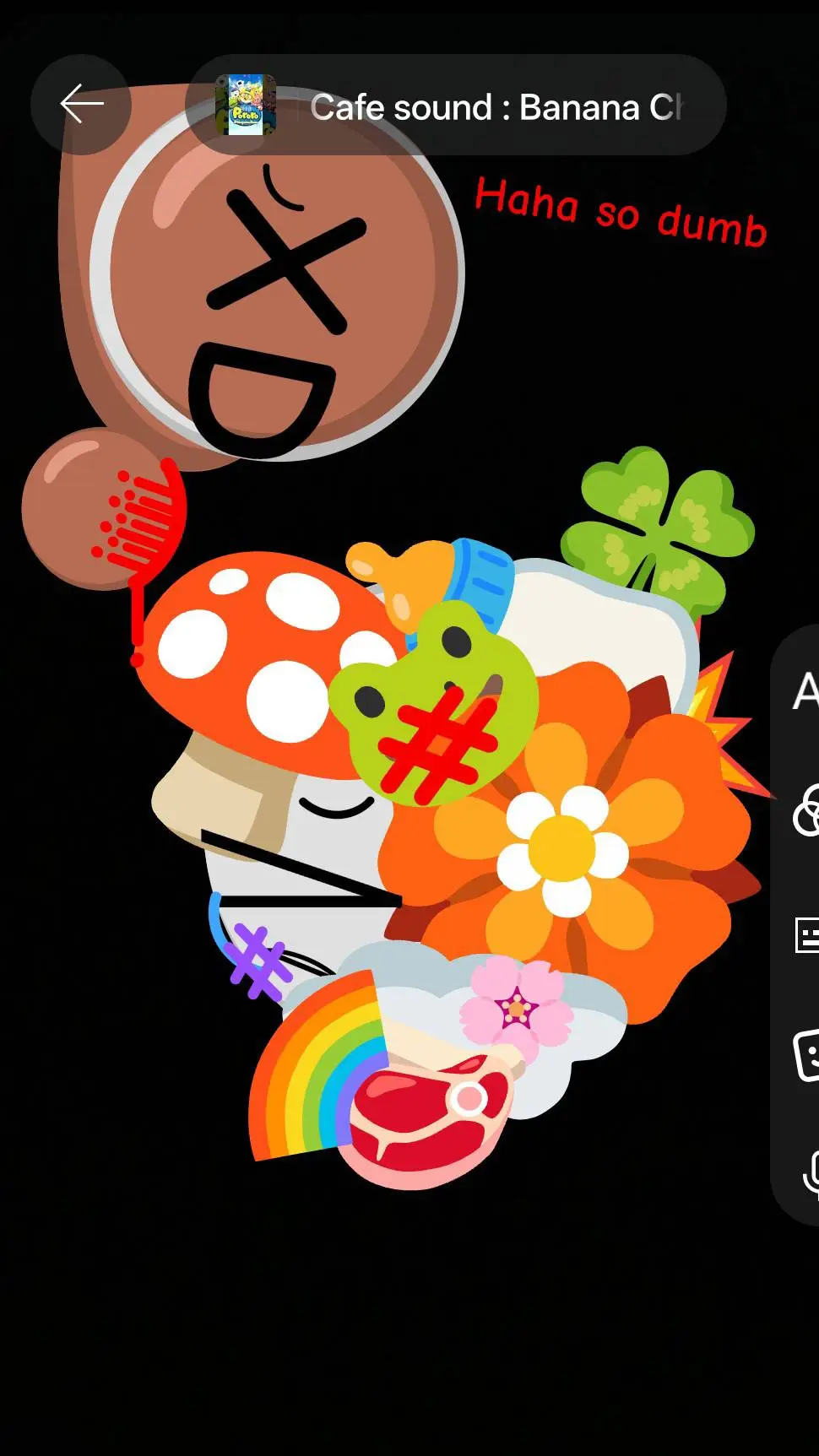 ai character: xhomo!!  background