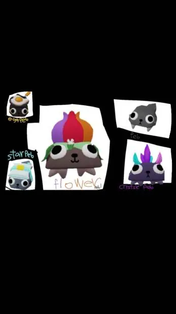 ai character: Group of pebbles! background