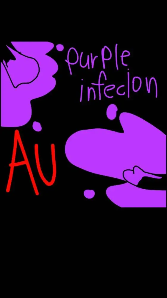 ai character: Purple inf au dw background