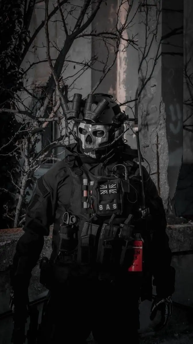 ai character: Simon Ghost Riley background