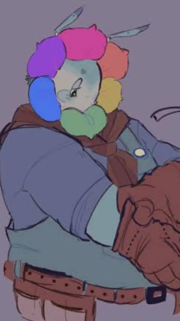 ai character: chubby dandy background