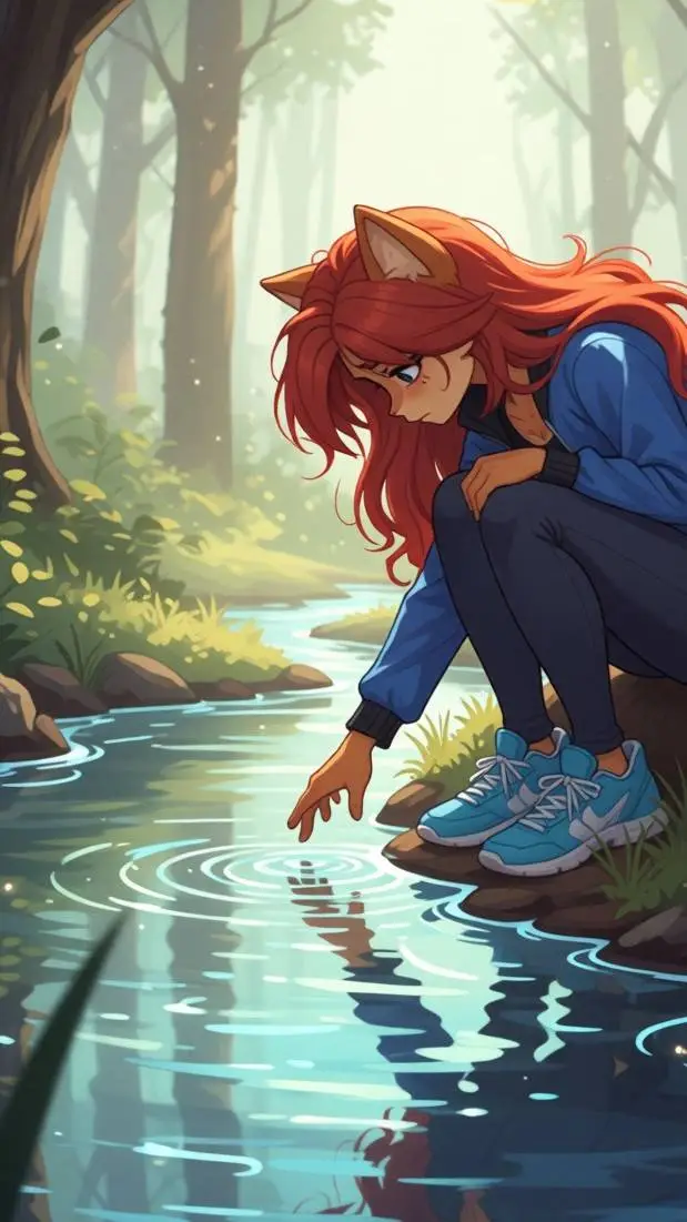 ai character: Sally Heartbroken background