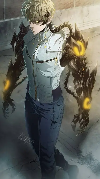 ai character: Genos  background