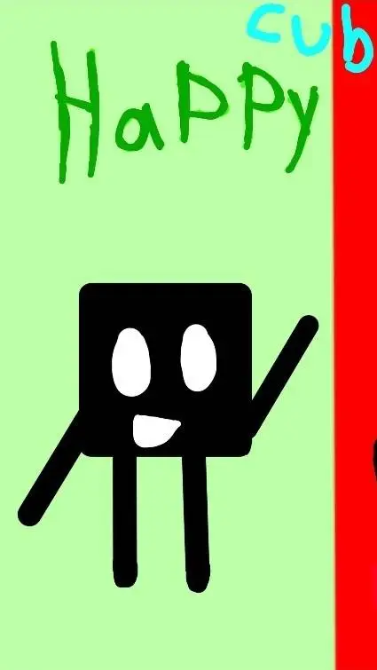 ai character: Cube background