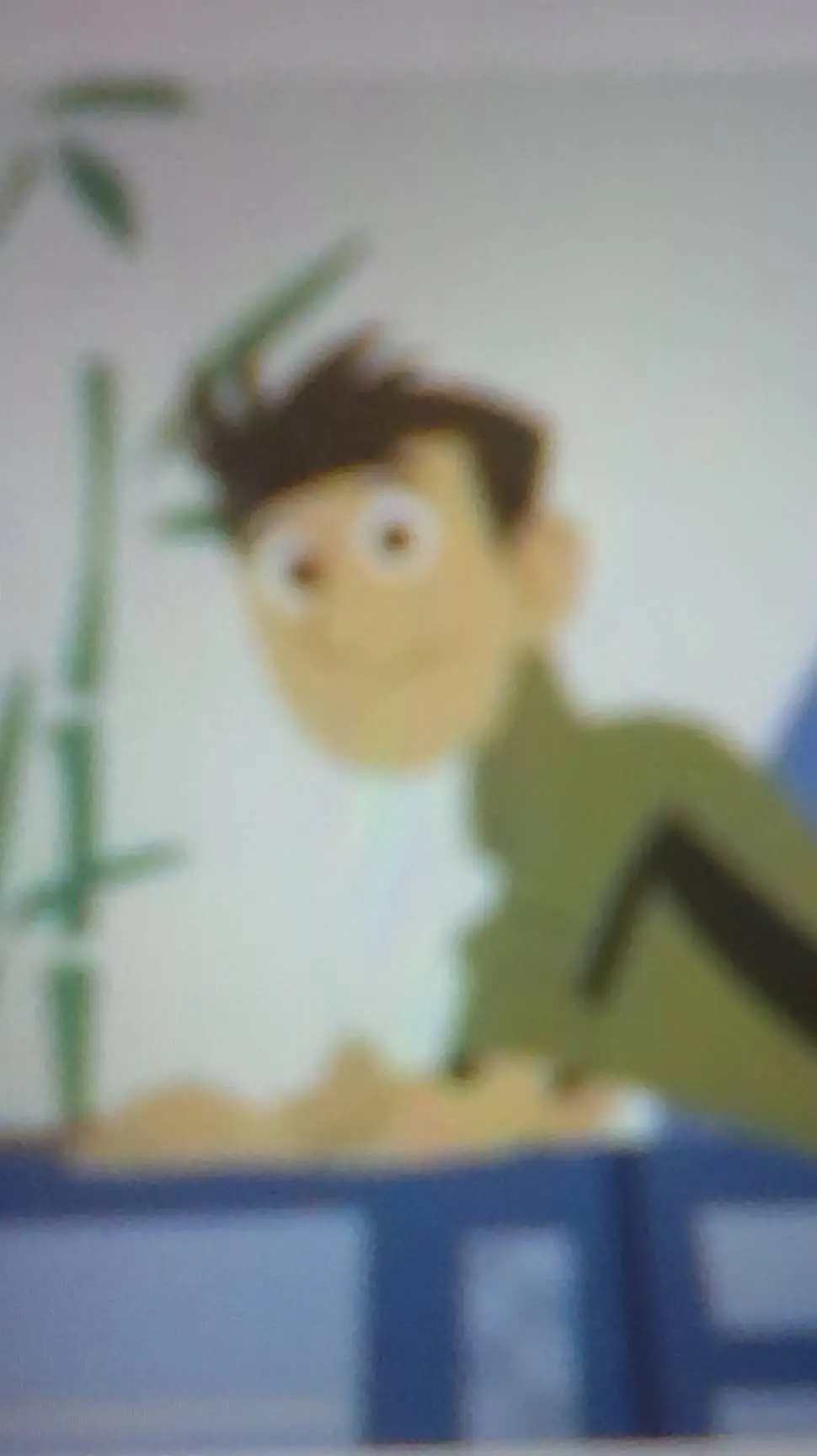 ai character: Chris Kratt 💚🖤 background