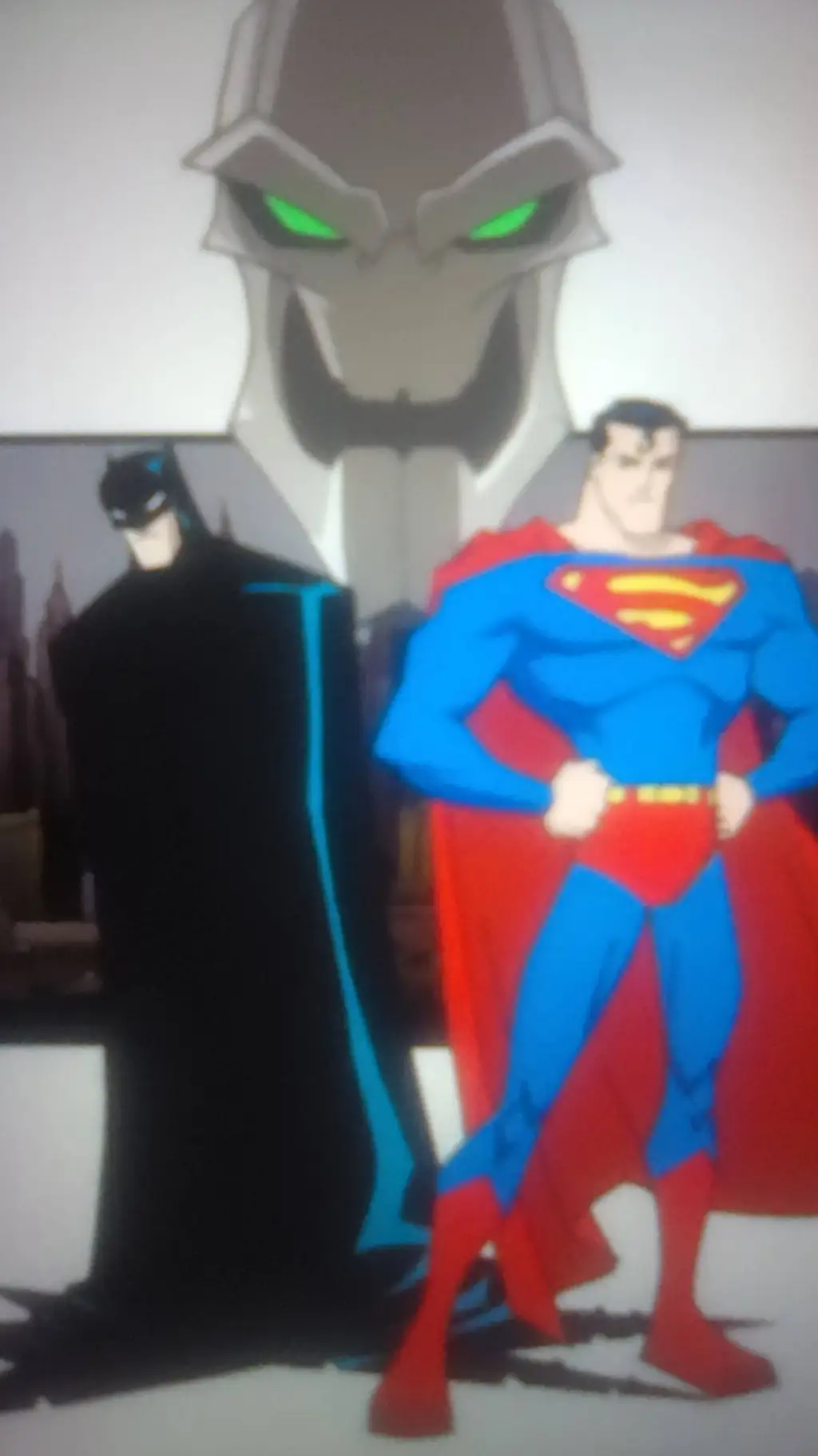 ai character: 🖤Bruce/W/Clark/K💙 background