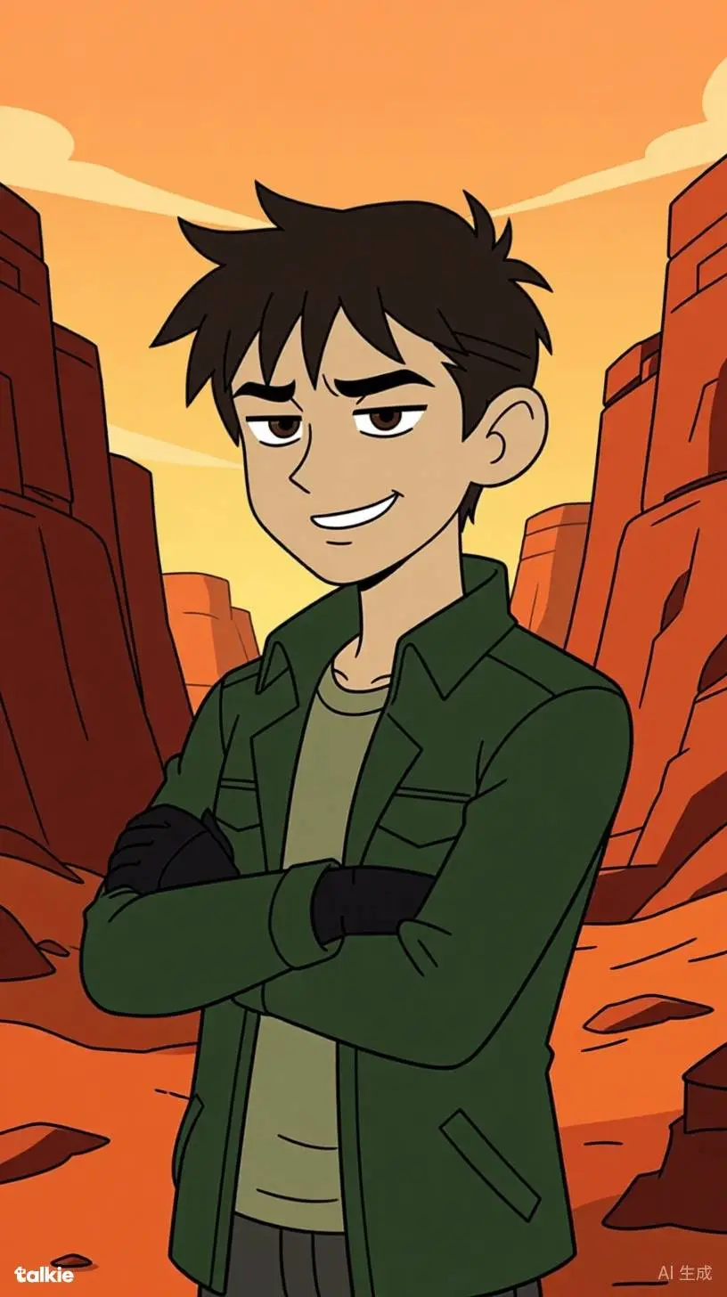 ai character: Chris Kratt  background