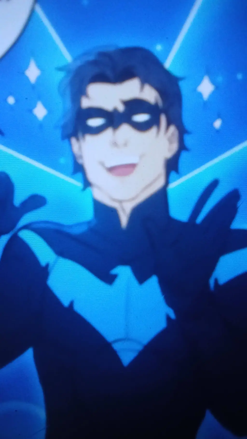 ai character: Nightwing  background