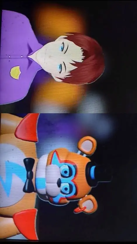 ai character: Michael A G Freddy background