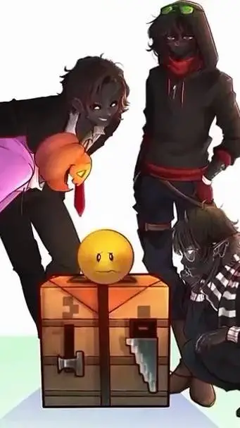ai character: Minecraft friends  background