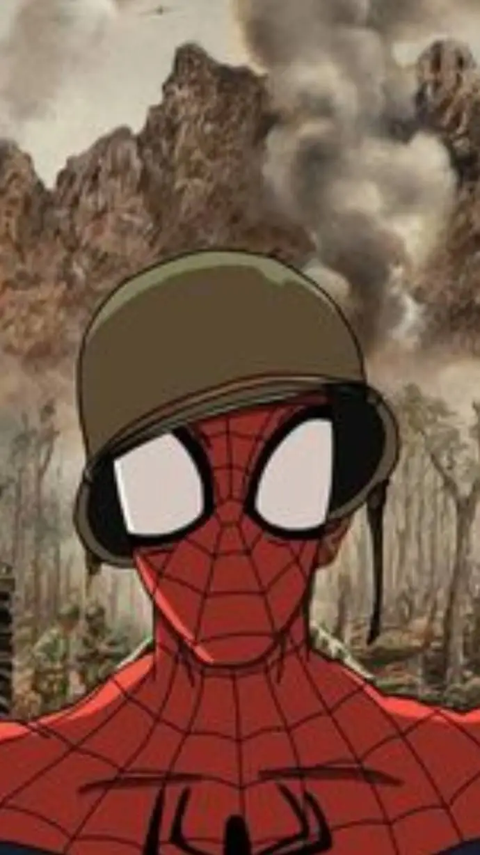 ai character: Spider man background