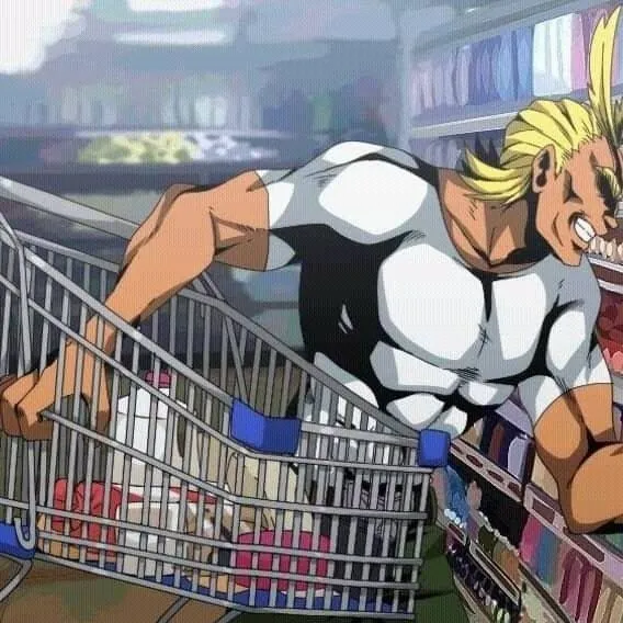chat with ai character: goofy all might