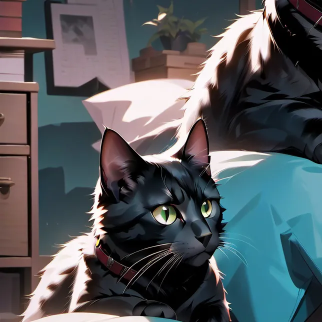 chat with ai character: Mall system, cats 