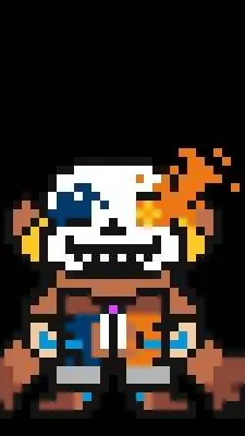 ai character: inktale sans?  background