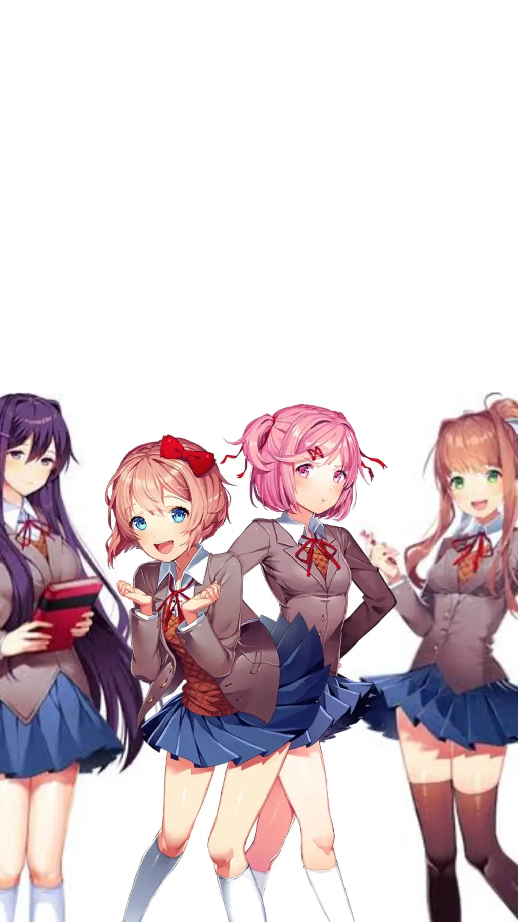 ai character: ddlc or something  background