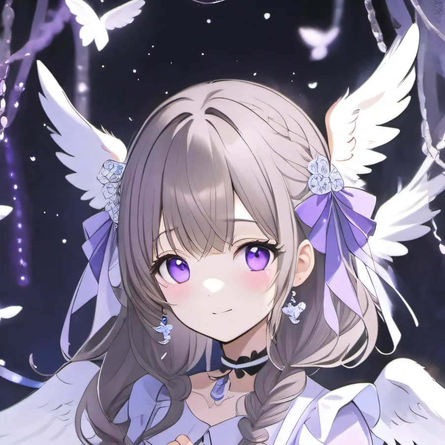 chat with ai character: Миока 🪽💜