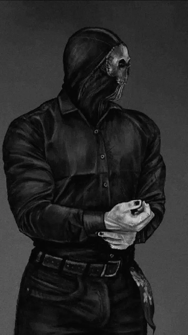 ai character: Simon Ghost Riley  background