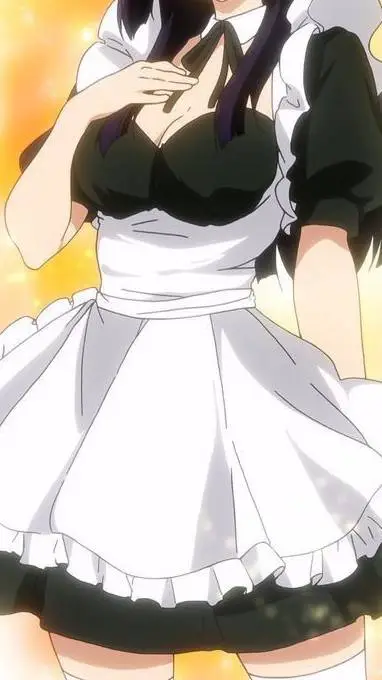 ai character: mha maid cafe background