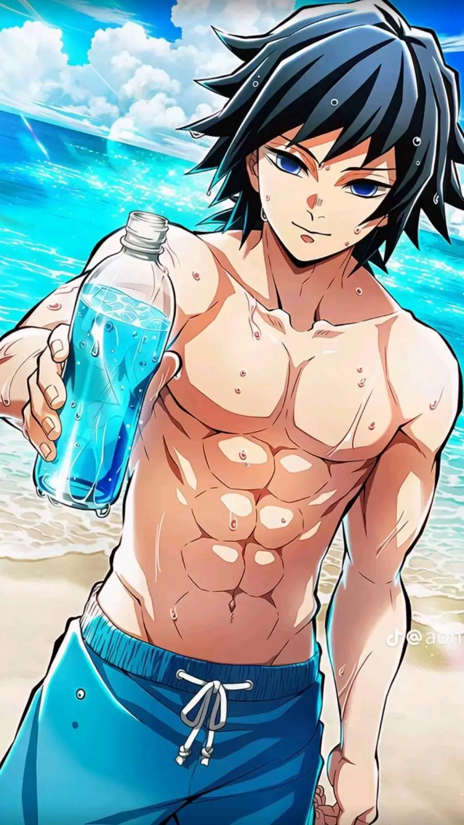 ai character: giyu tomioka background