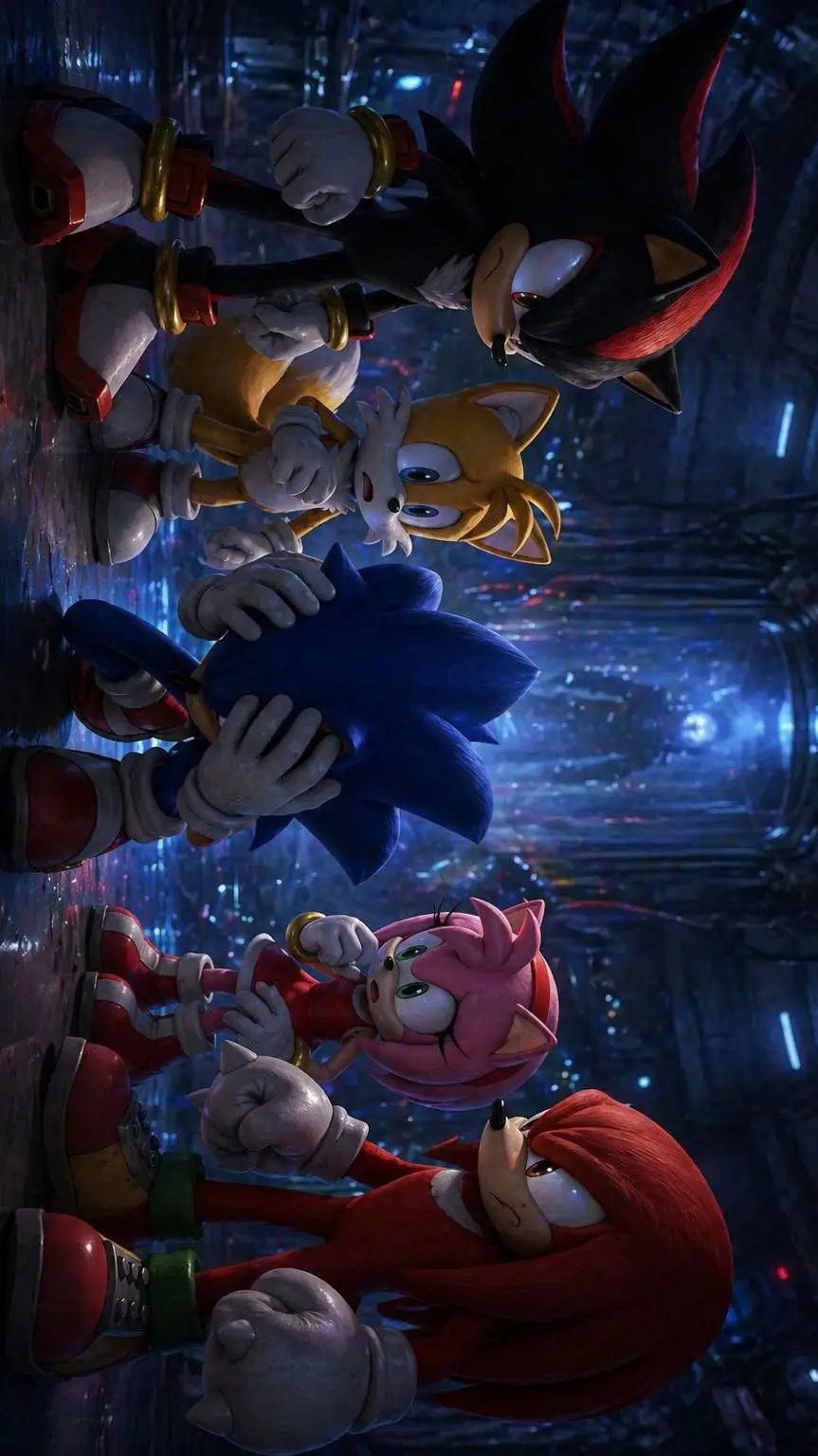 ai character: Sonic(You)Chaos background