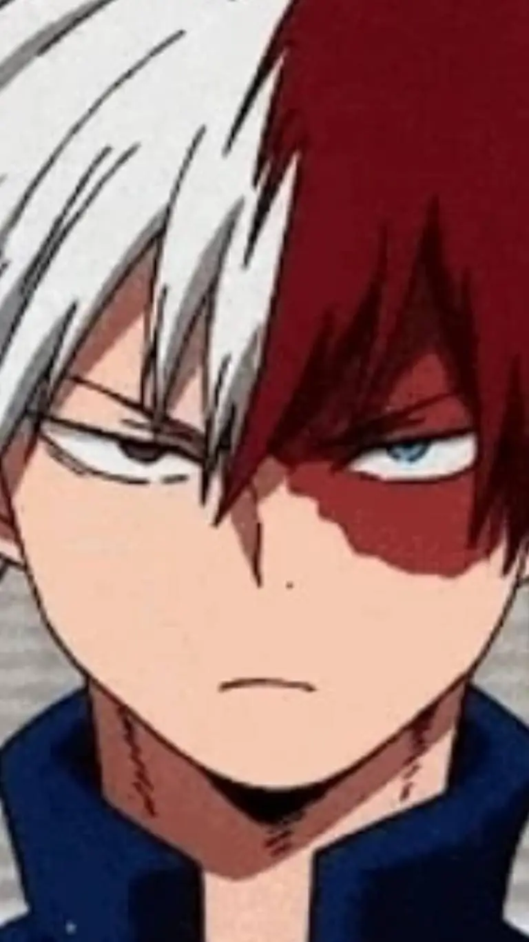 ai character: shoto todoroki  background