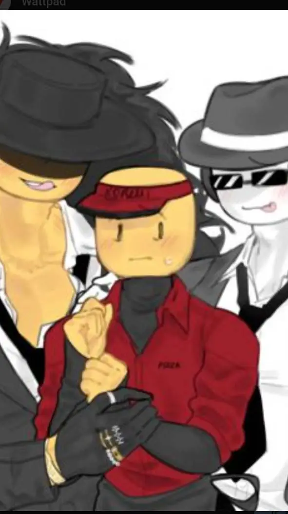 ai character: -Tres-🦝🐰🍕 background