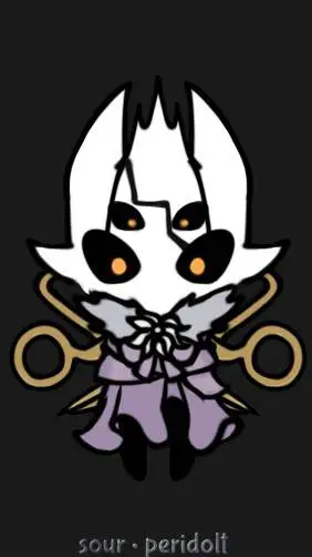 ai character: hollow background