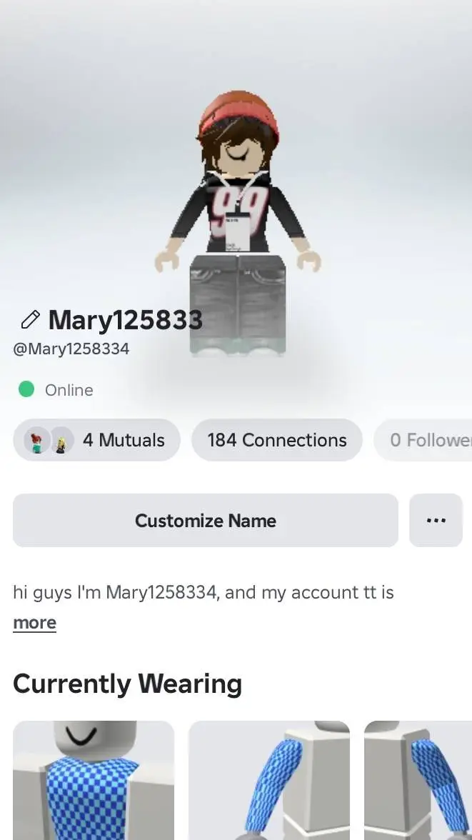 ai character: Mary1258334 background