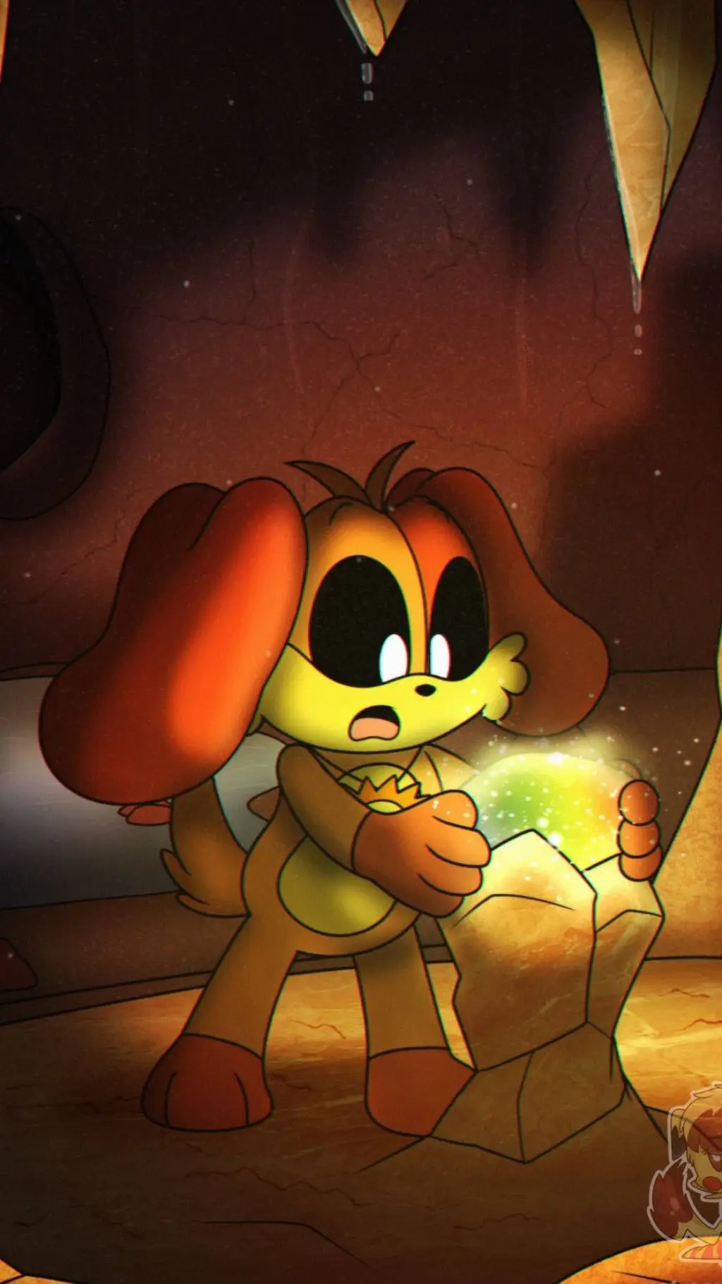 ai character: dogday  background