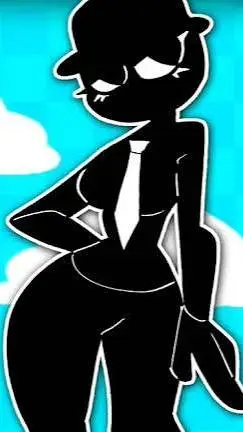 ai character: Ms Black loves you background