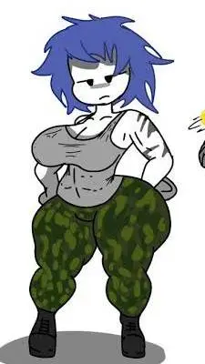 ai character: guest 1337 girl background