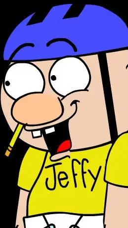 ai character: jeffy  background