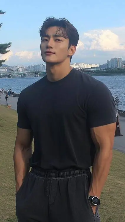 ai character: Park - Hyun- Min background