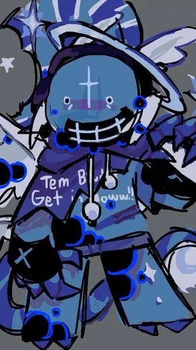 ai character: Bluudud!! background