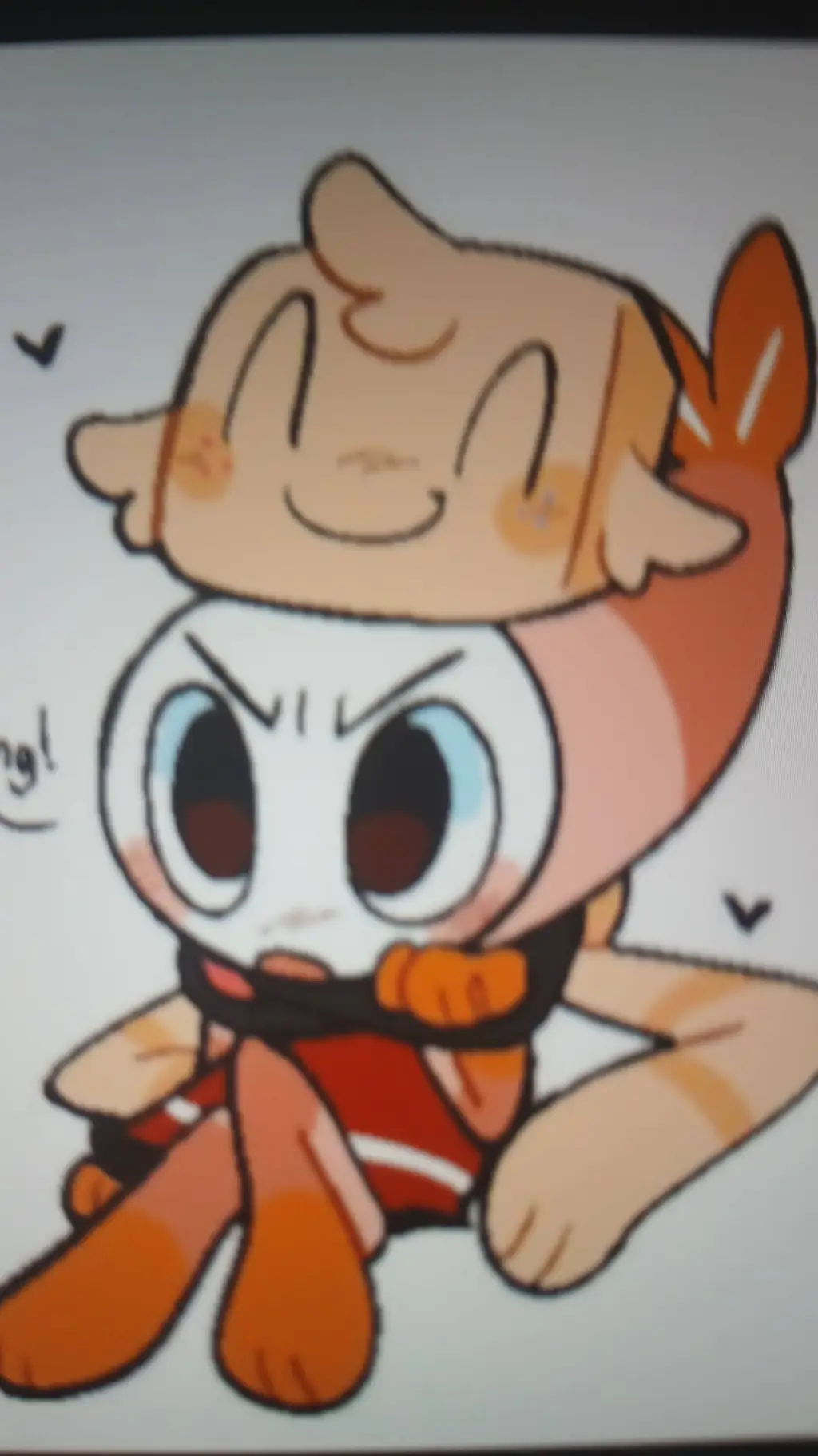 ai character: Shrimpo n goooob!! background