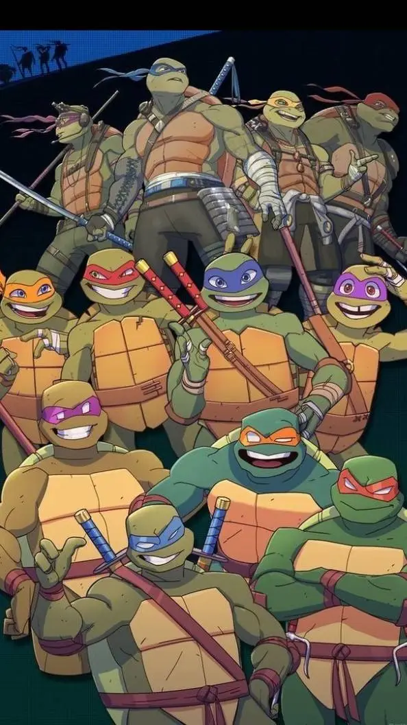 ai character: TMNT2014 TMNT 2012 background