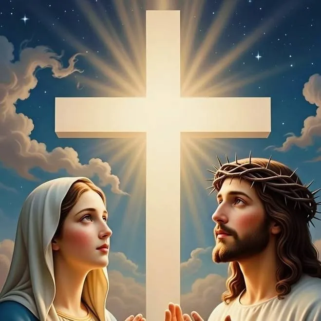 chat with ai character: Jesus & mary