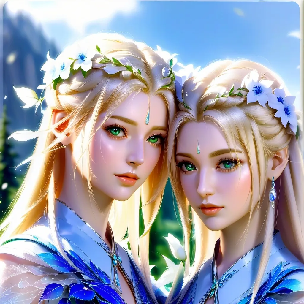 chat with ai character: identical twins