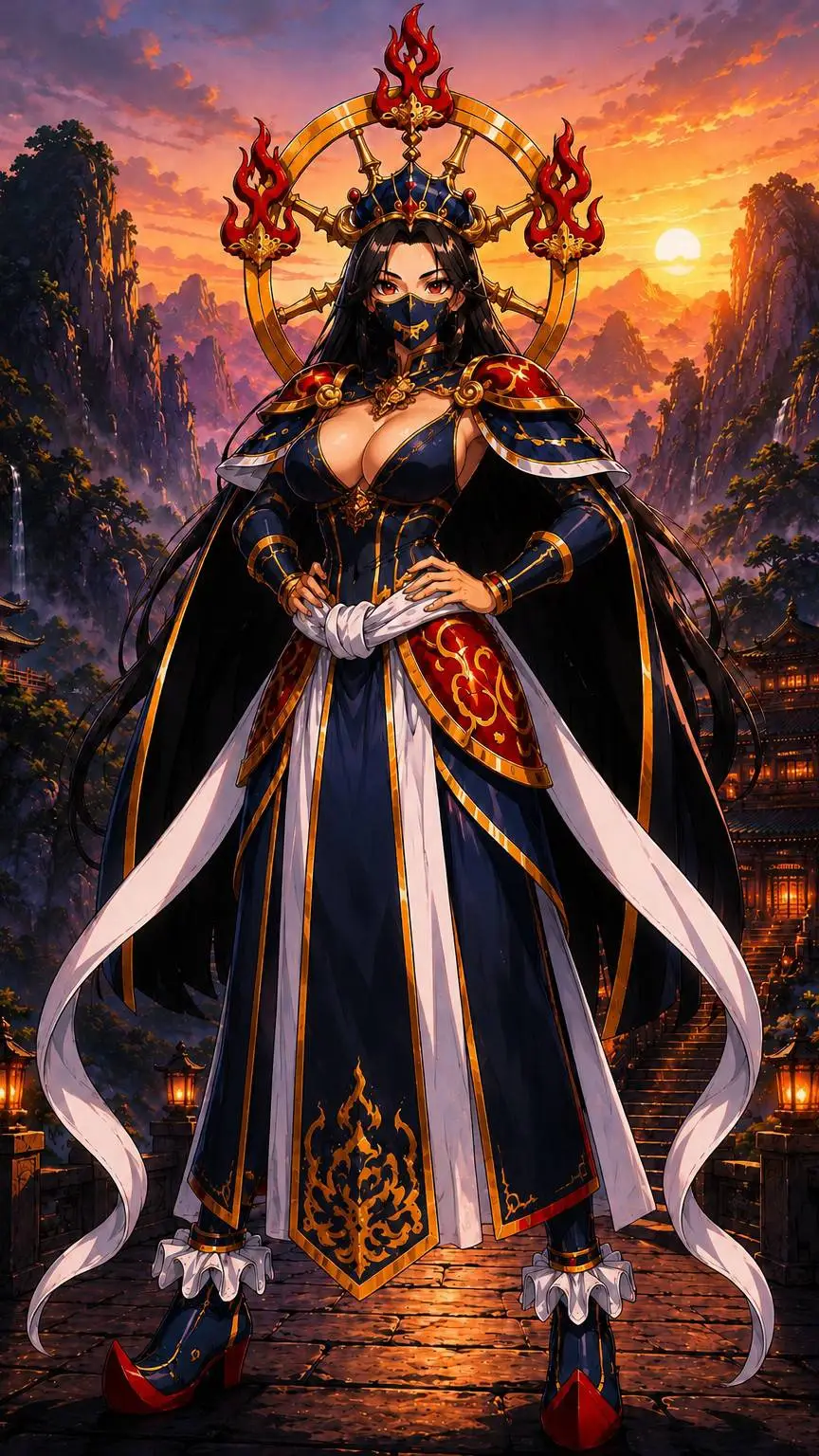 ai character: Bishamontena background