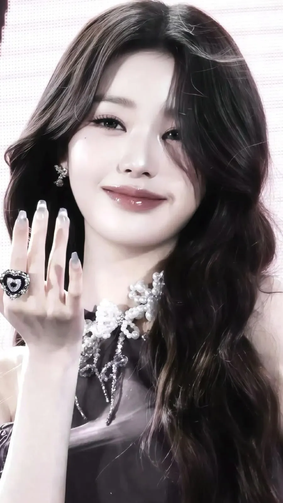 ai character: wonyoung  background