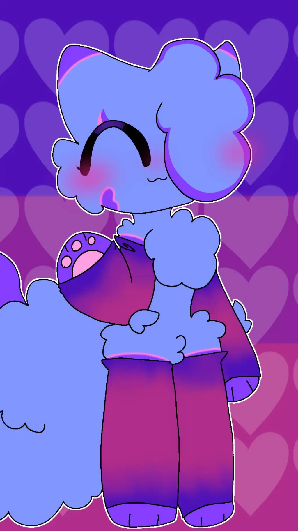 ai character: azular mi esposa 💙 background