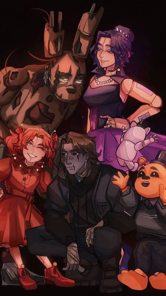 ai character: fnaf e brawl star? background