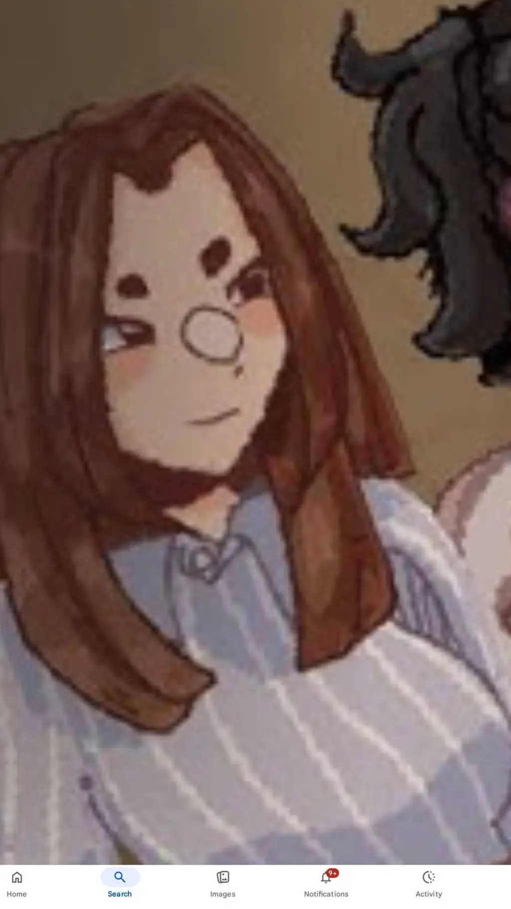 ai character: alastor defend Ami background