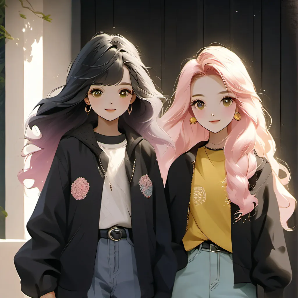 chat with ai character: Luna and Mia